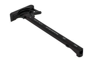 PRI .15 Gas Buster charging handle with military big latch redirects gas blow back and has a tough anodized finish